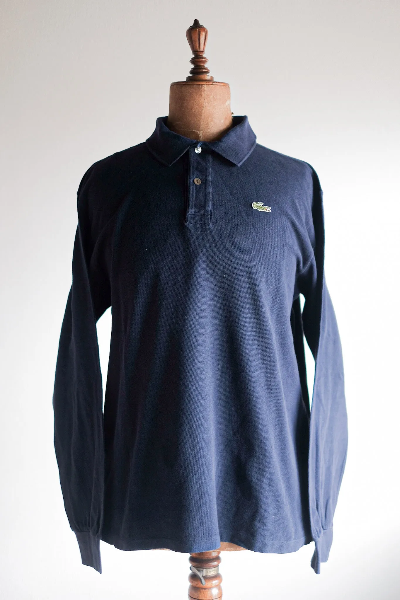 [~ 80's] Chemise Lacoste L / S Polo Taille.5 
