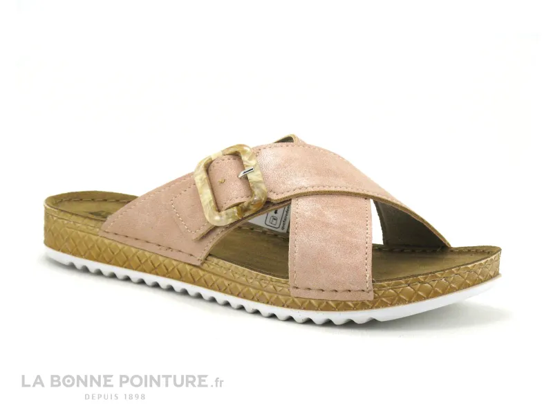 Achat chaussures Moran's Femme Mule, vente Morans MEKIL 32422 beige rose - Mules femme reglable