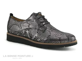 Achat chaussures TBS Femme Chaussure basse / Derby, vente TBS CALYPSO C7B54 - Noir Argent - Derby Femme