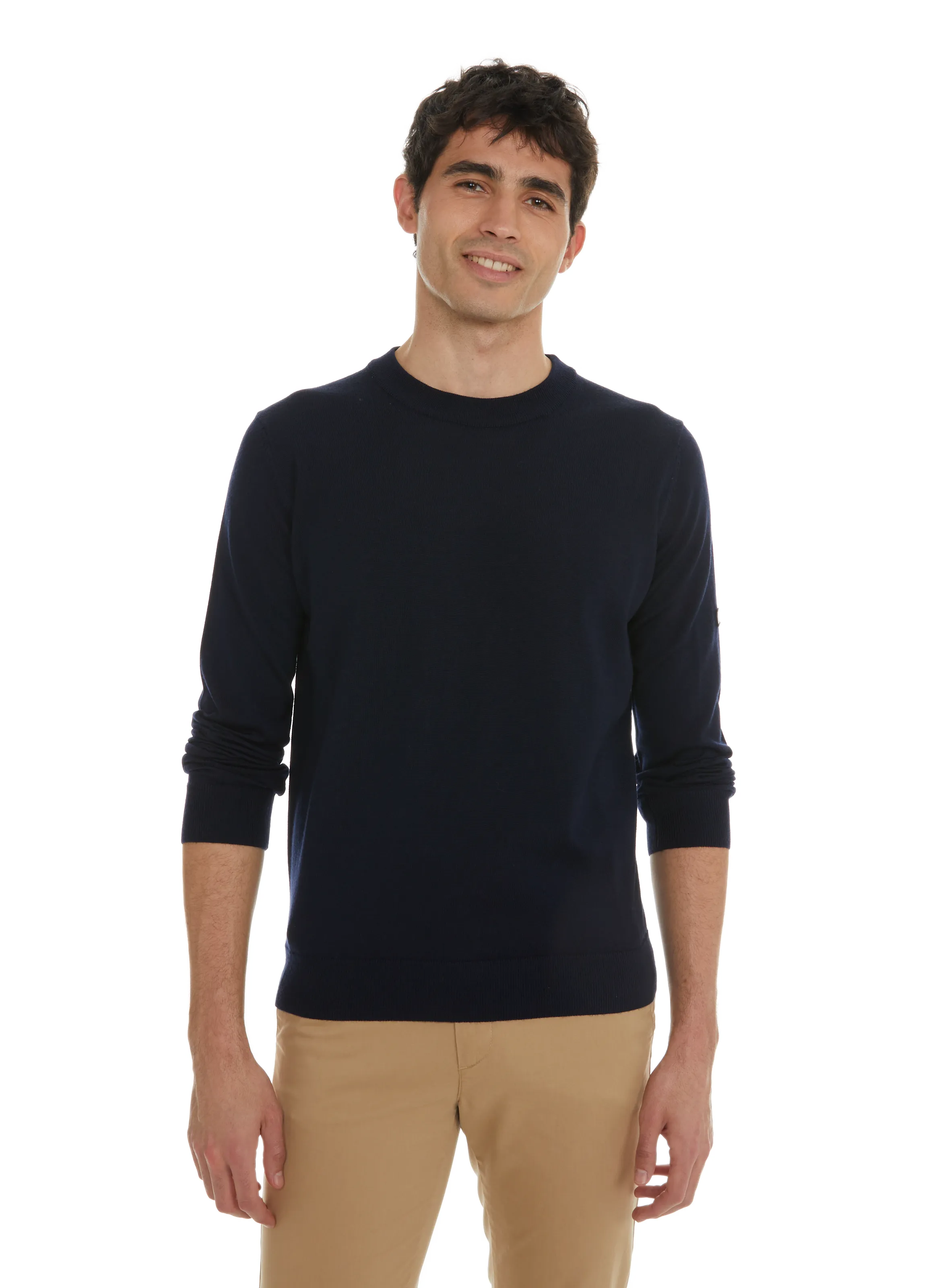 AIGLE  Pull en laine - Bleu