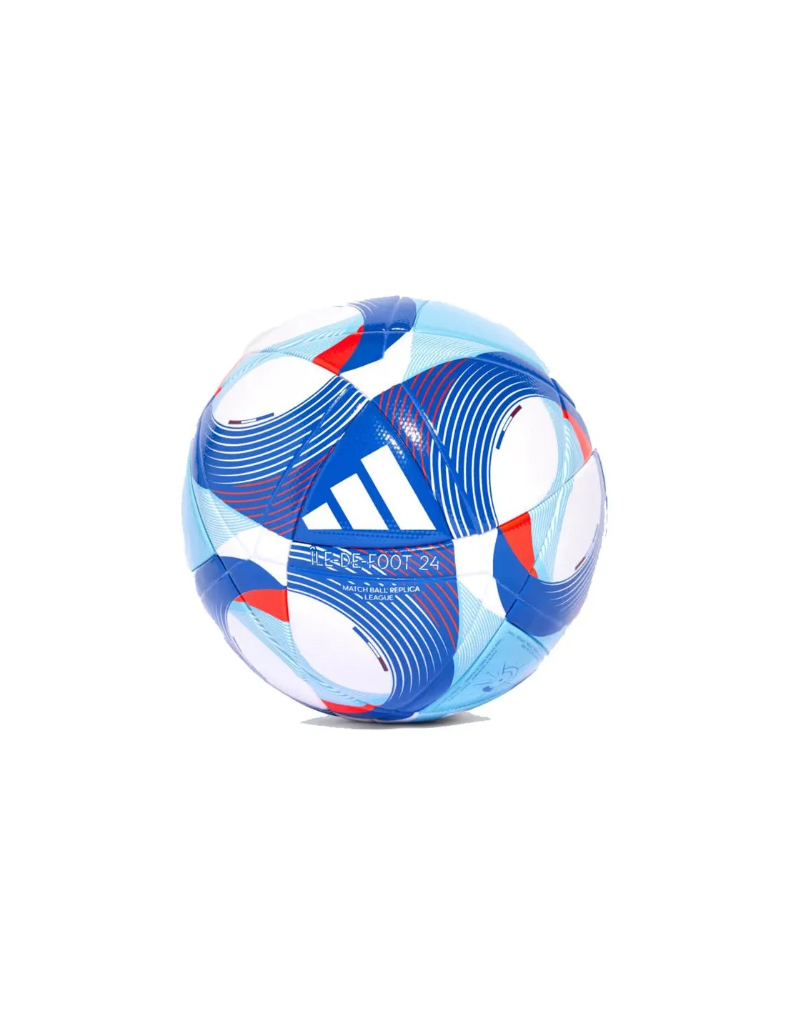 Balle football adidas de Ile de Foot 24 League White/Blue