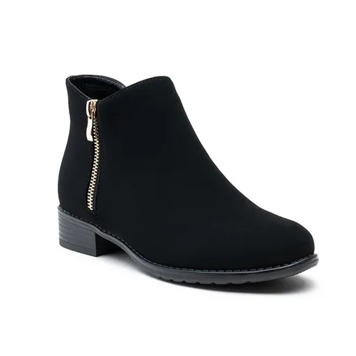Bottines Basses Noires LadyGlory - Bleu Clair
