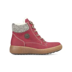 Bottines Rieker z6620 rouge