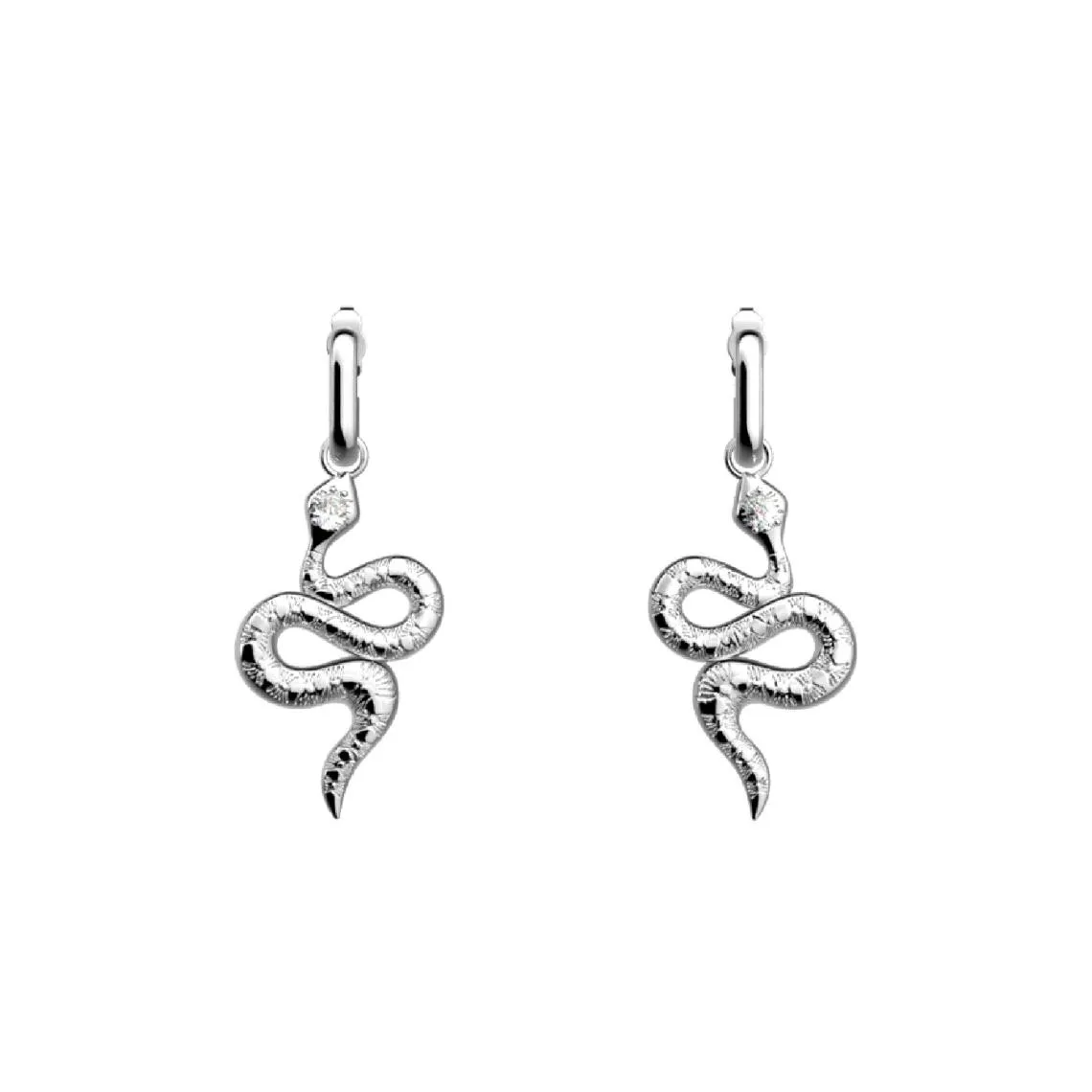 Boucles d'oreilles Les Georgettes Argent P-Serpent 16 Mm | 3 Suisses