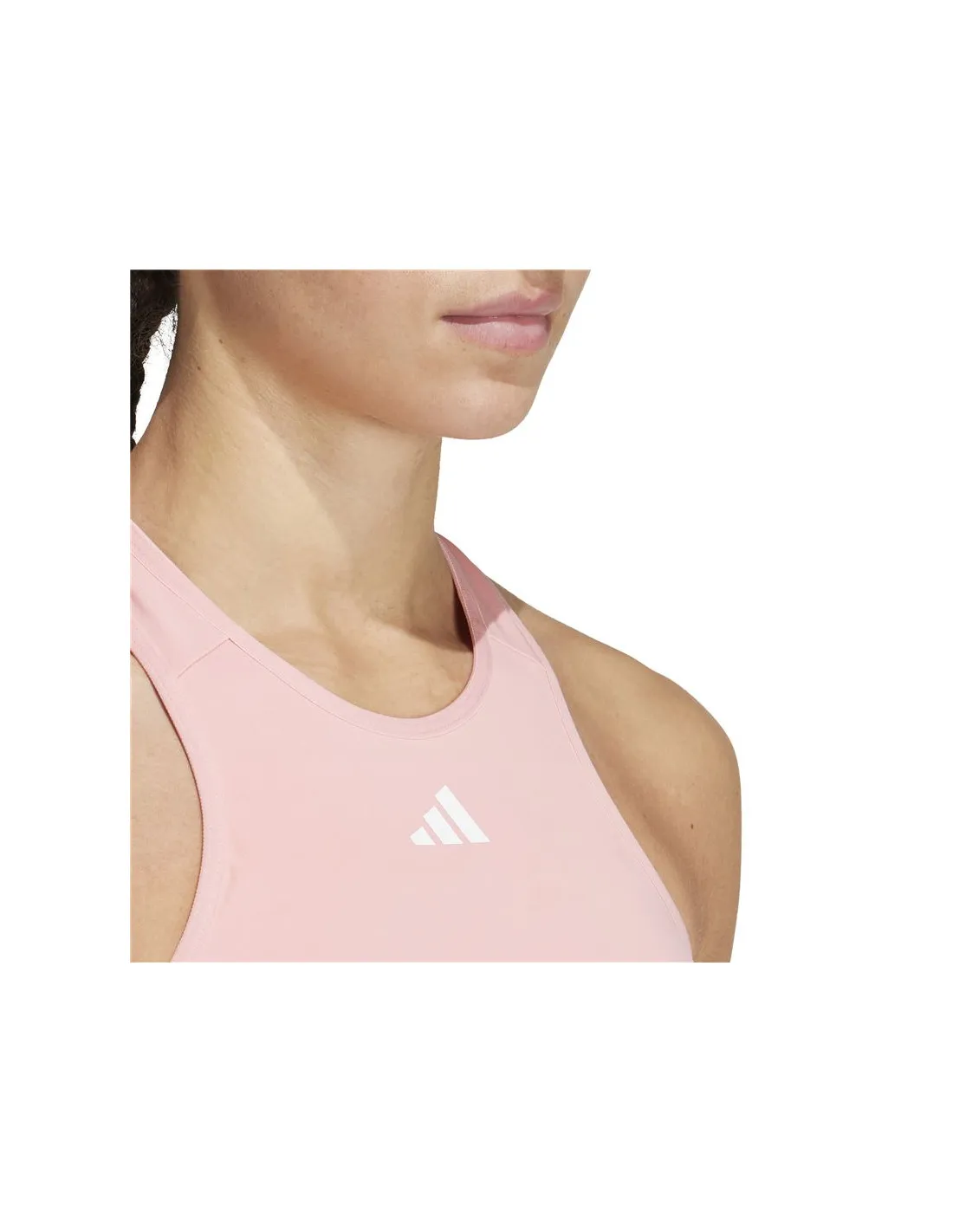 Brassiere de sport adidas Femme Techfit Medium Support High Neck Pink