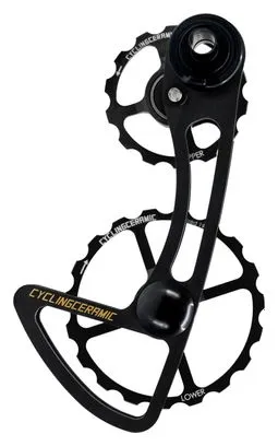 Chape de Dérailleur CyclingCeramic Oversized 14/19T pour Dérailleur Campagnolo 11V Noir