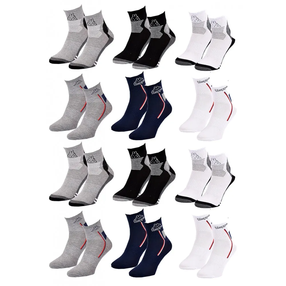 Chaussettes Homme QUARTER KAPPA Lot de 12