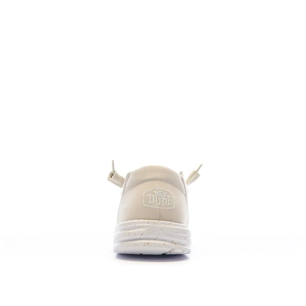 Chaussures Beige Femme Hey Dude Wendy Slub Canvas