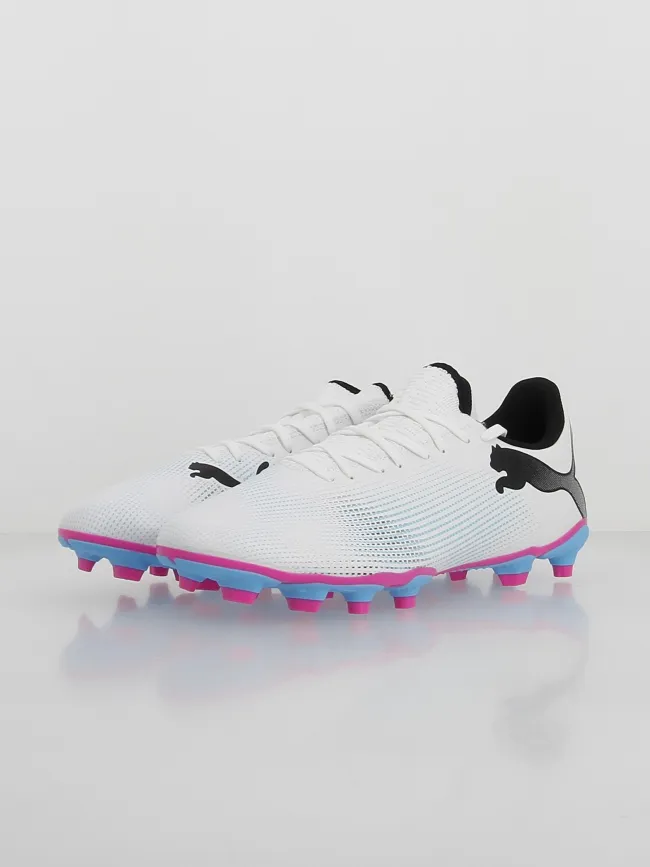 Chaussures de football future 7 play fg/ag blanc homme - Puma | wimod