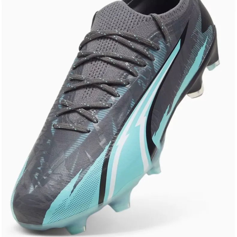 Chaussures de football Puma Ultra Ultimate Rush FG/AG M 107827-01 gris