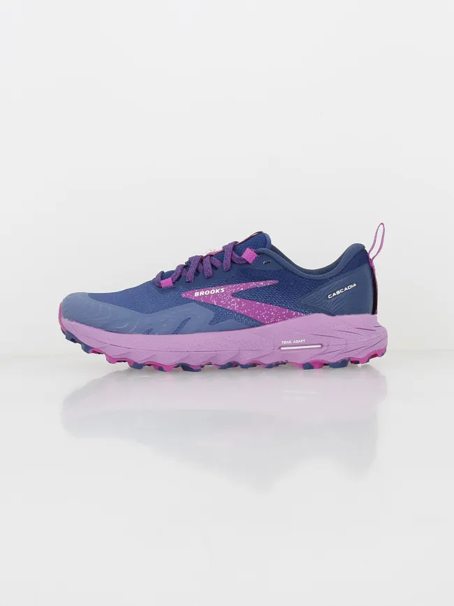 Chaussures de trail cascadia 17 violet femme - Brooks | wimod