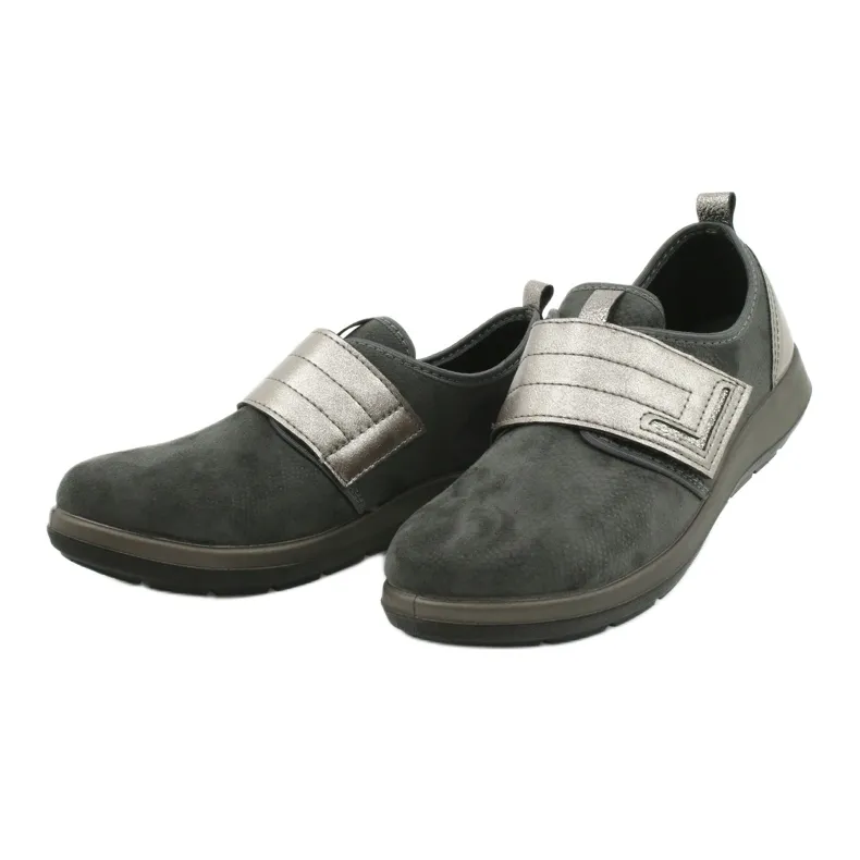 Chaussures femme Befado 156D003 le noir gris