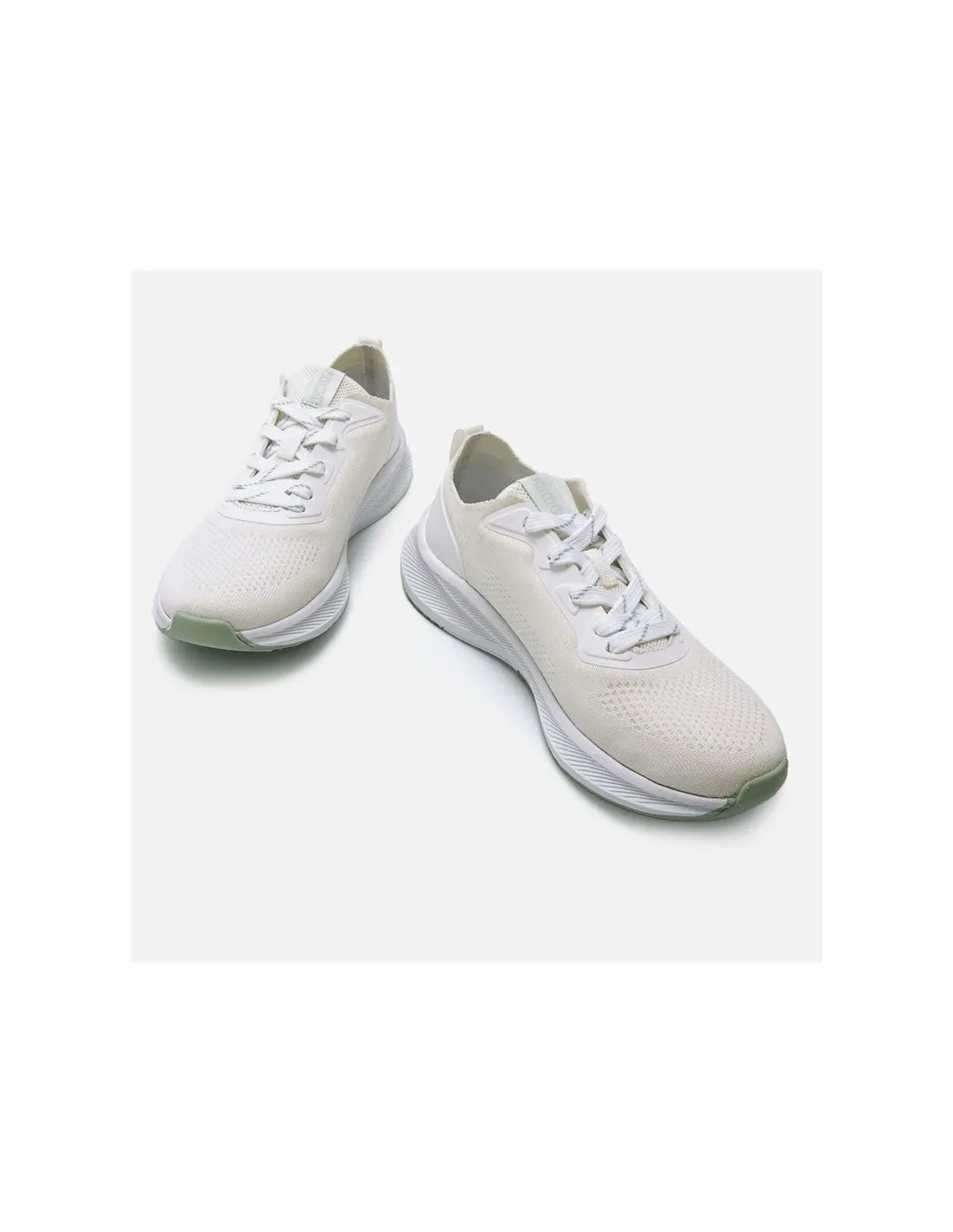Chaussures Femme Mustang Somo Knitting Blanc / Tp