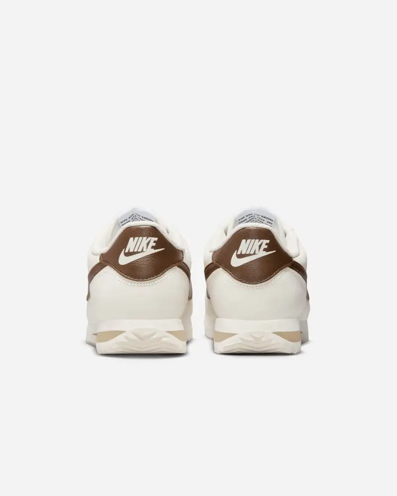 Chaussures Nike Cortez Blanc & Marron pour femme