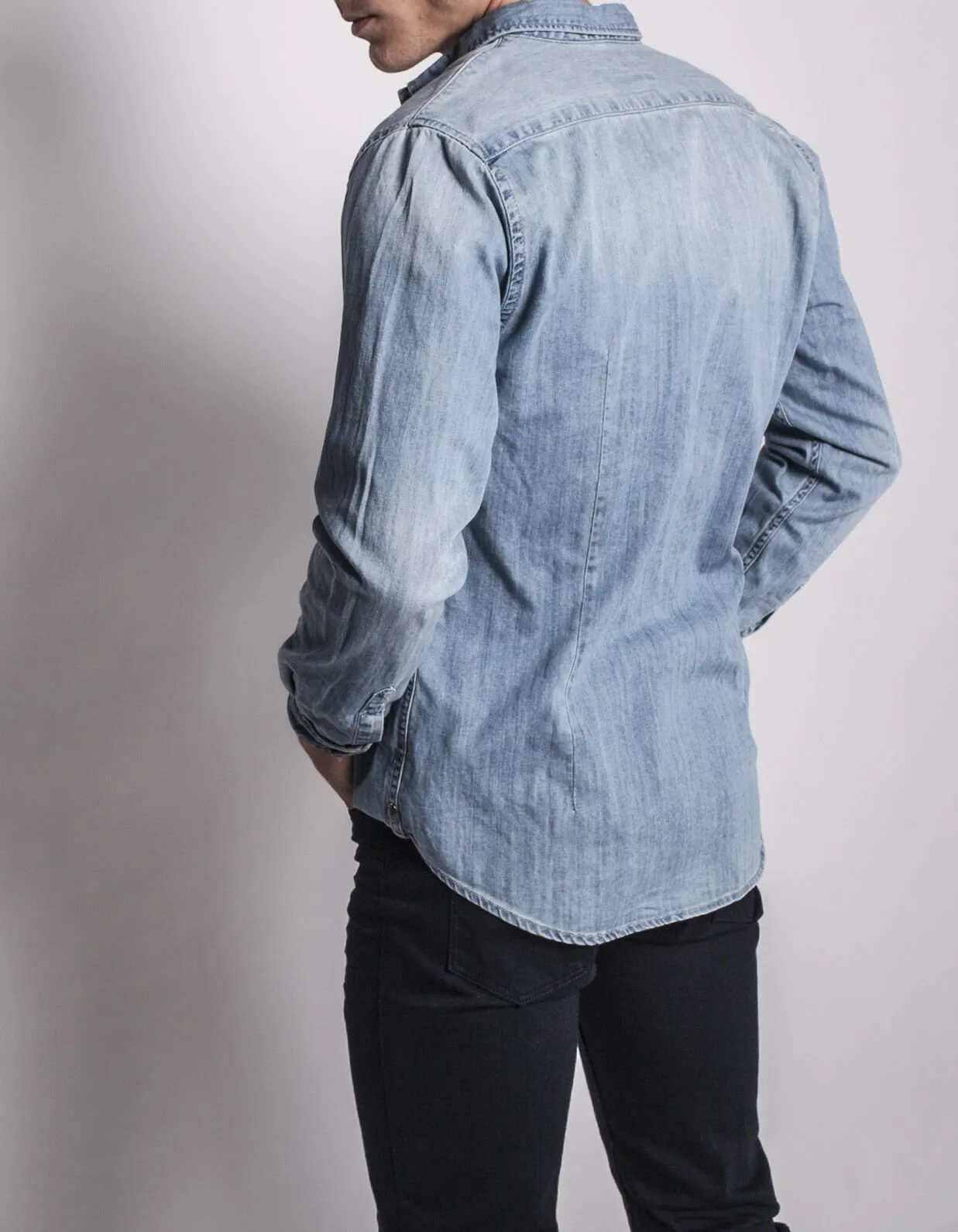 Chemise en jean homme