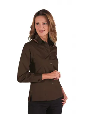 Chemise Femme Manches Longues Kyoto Cacao