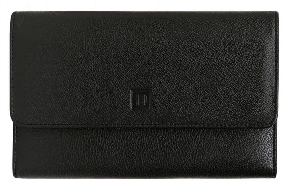 compagnon cuir femme noir