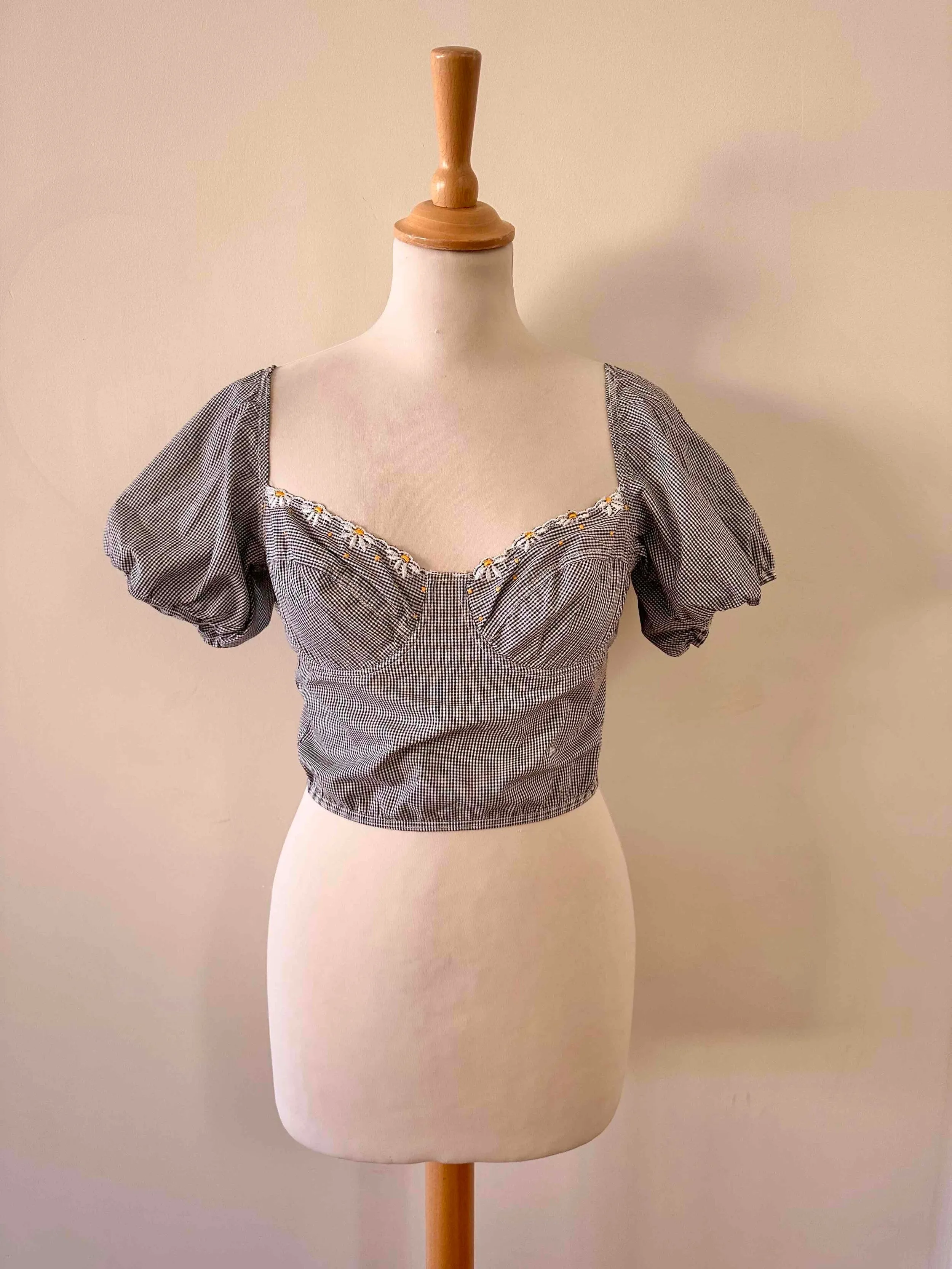 Crop top vichy