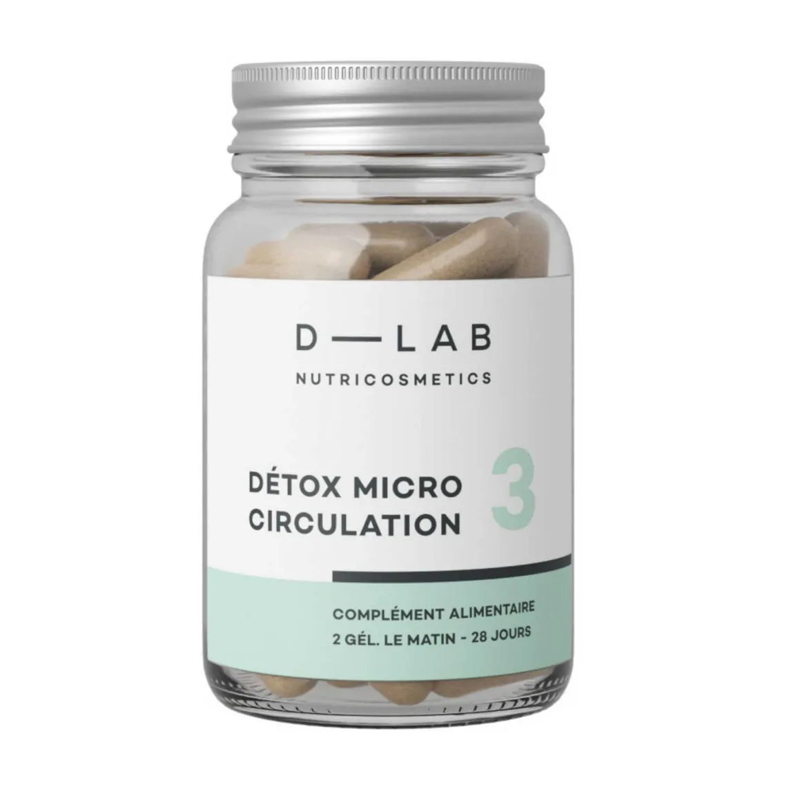 Détox Microcirculation D-LAB Nutricosmetics - Sommeil, vitalité, énergie Homme sur MenCorner