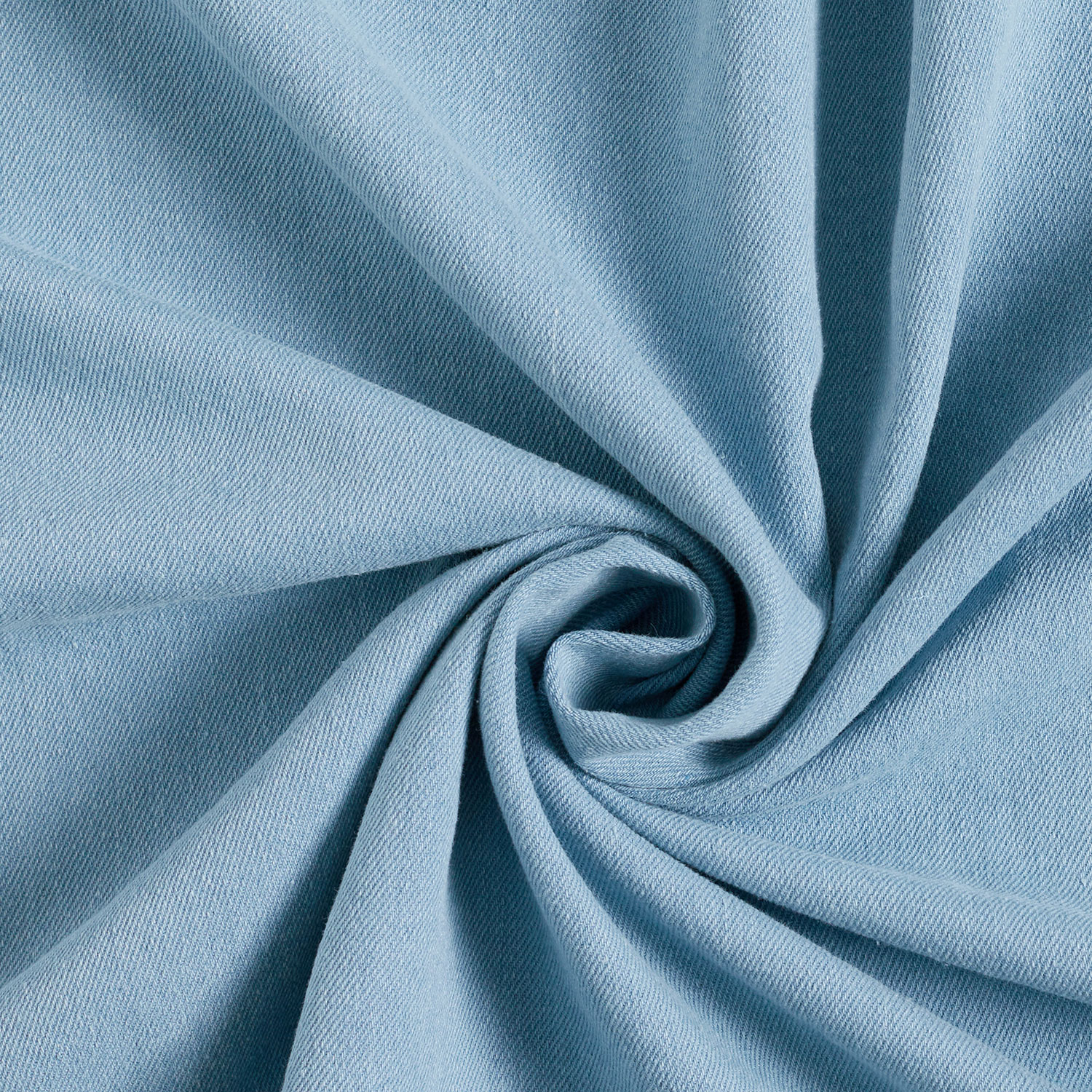 Denim de coton stretch moyen – bleu clair