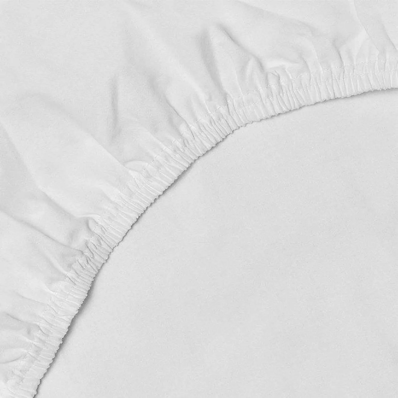 Drap-housse en coton - SEVIRA KIDS - Uni - Blanc - Rose - 60 x 120 cm blanc - Sevira Kids