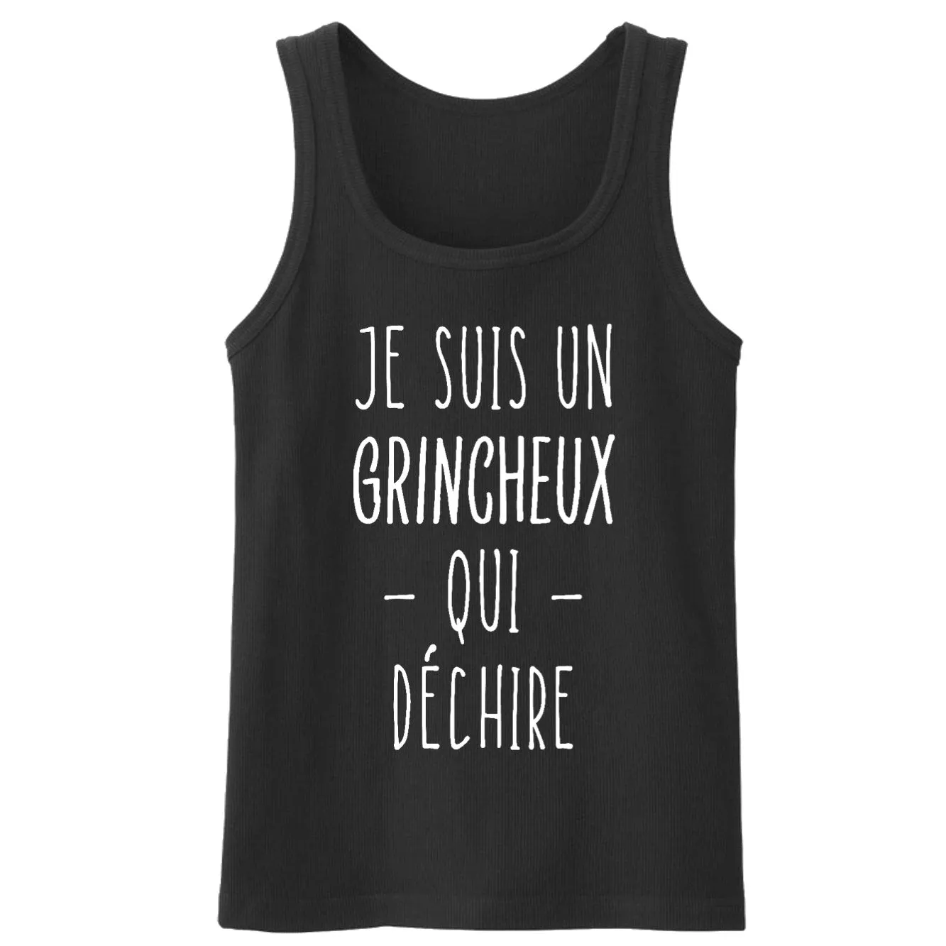 Débardeur Homme Grincheux qui déchire