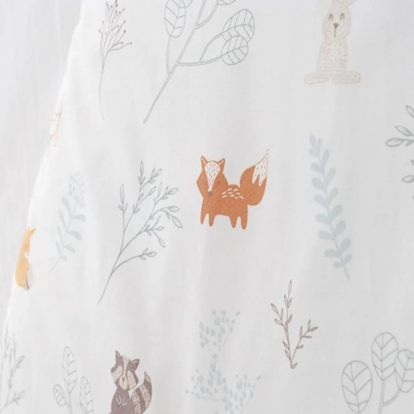 Gigoteuse coton bio* Dream Forest beige - Little Crevette