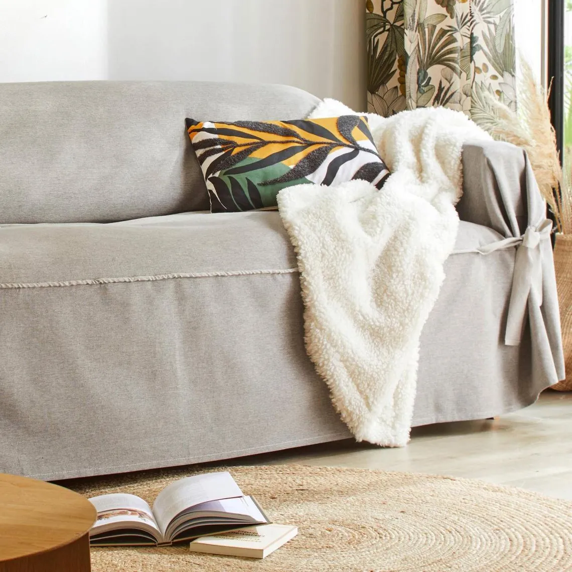 Housse de canapé VALERIA beige | 3 Suisses