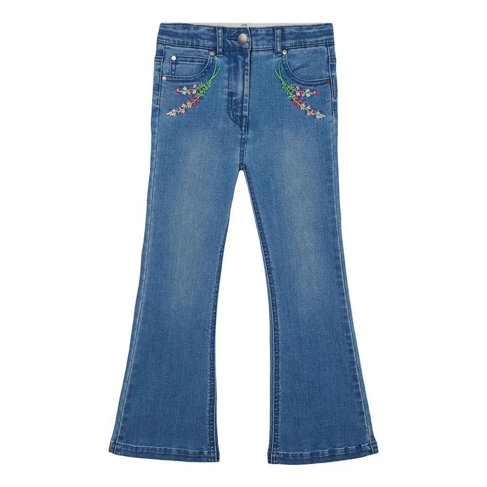 Jean Flare Avec Broderie