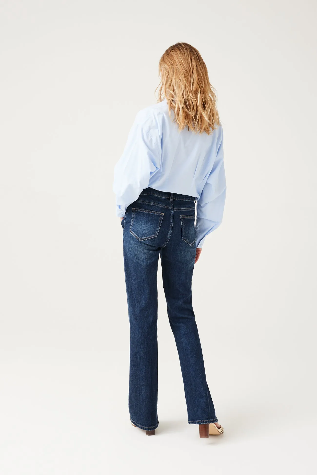 Jean flare Femme EUGENE - Jean rinse
