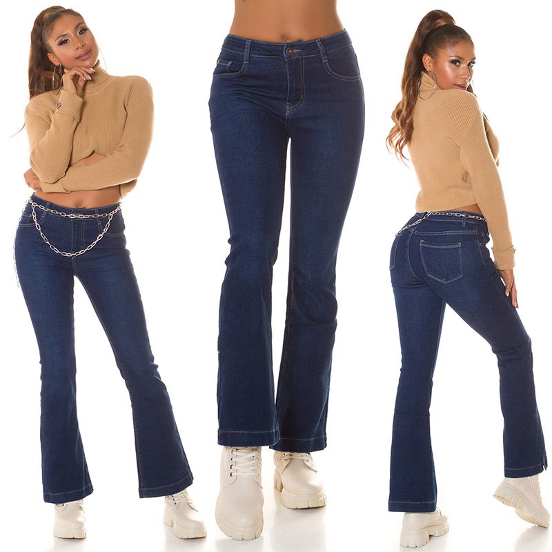 Jean évasé femme tendance