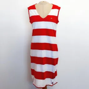 LACOSTE - Robe vintage marinière - 44 - Femme 