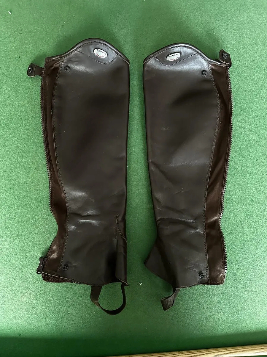 Mini chaps Parlanti buffle marron
