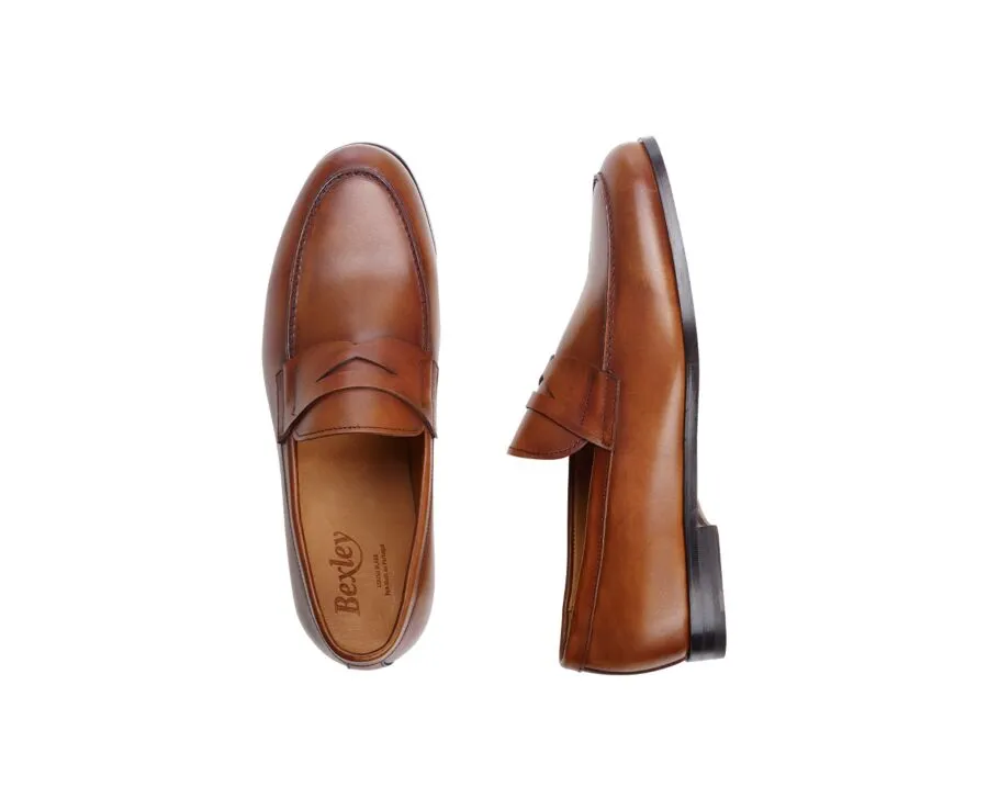 Mocassin homme Gold Patiné Derybrook