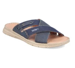 Mules  Rieker MEC 21384-14 Bleu 