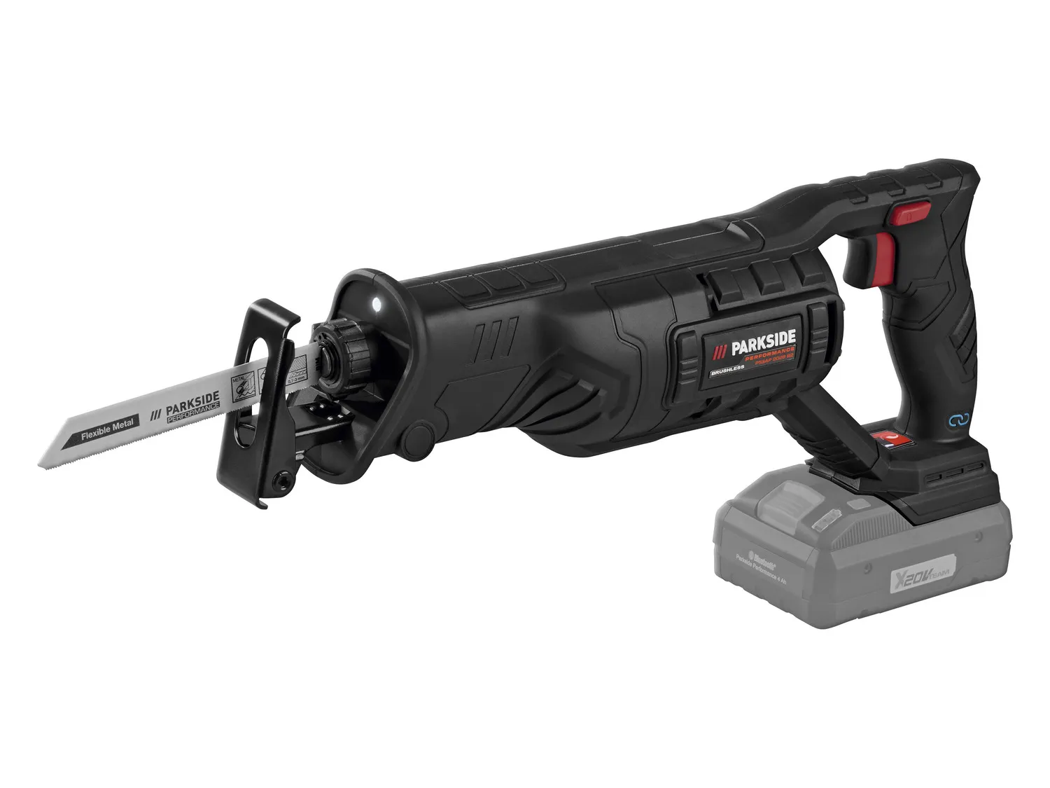 PARKSIDE PERFORMANCE® Scie sabre sans fil PSSAP 2028, sans batterie ni chargeur, 20 V