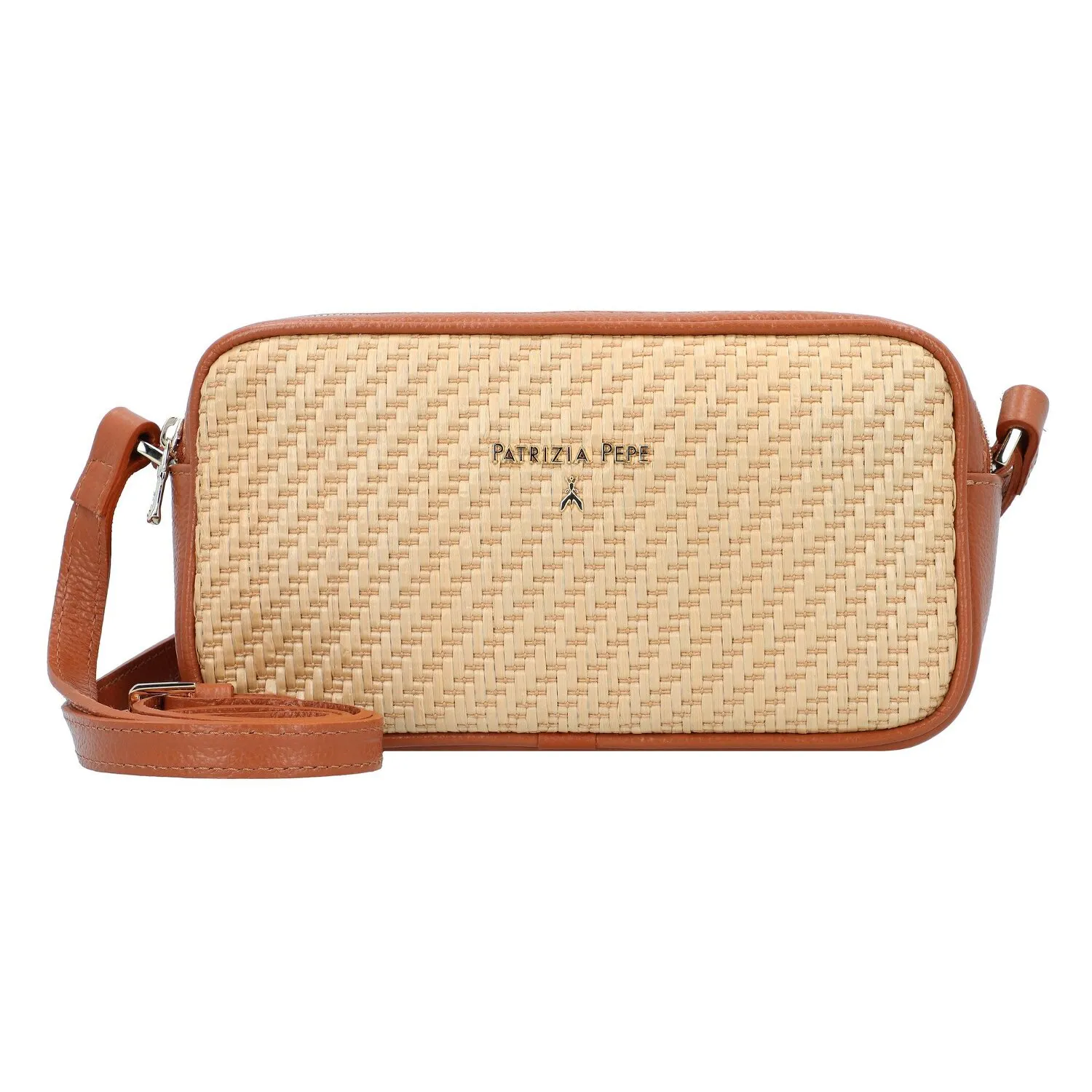 Patrizia Pepe Straw Sac à bandoulière 22 cm