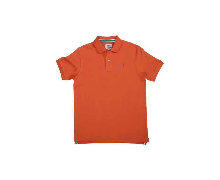 Polo homme Orange Foncé Andy Ii