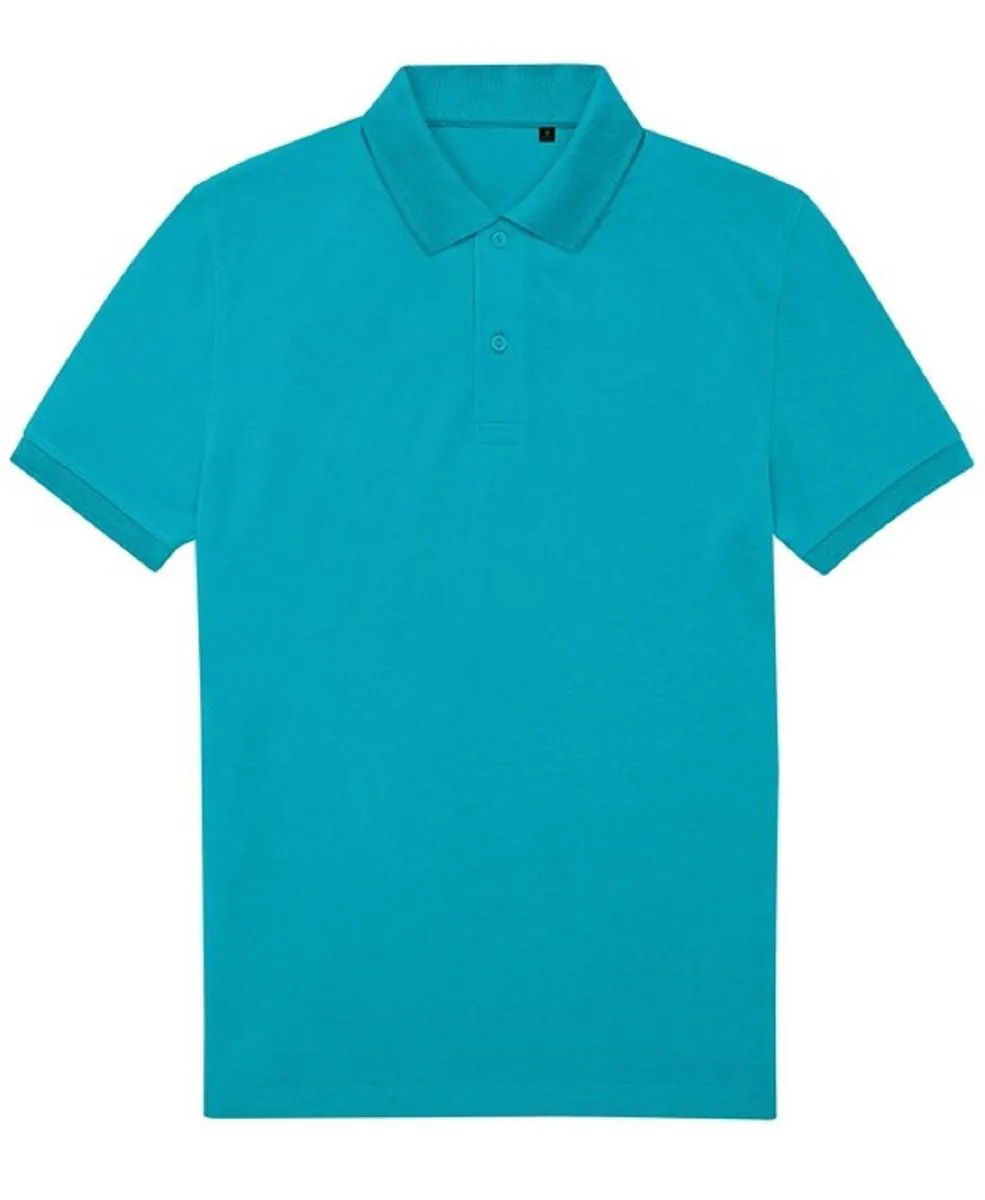 Polo manches courtes - Homme - PU428 - bleu turquoise 
