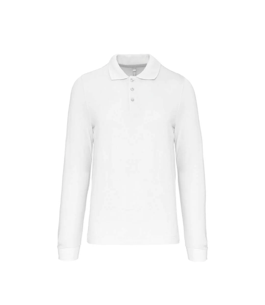 Polo manches longues - Homme - K243 - blanc