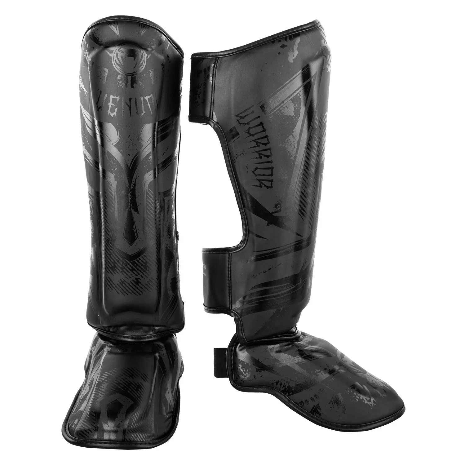 Protège-tibias Venum Gladiator 3.0 - Noir Mat