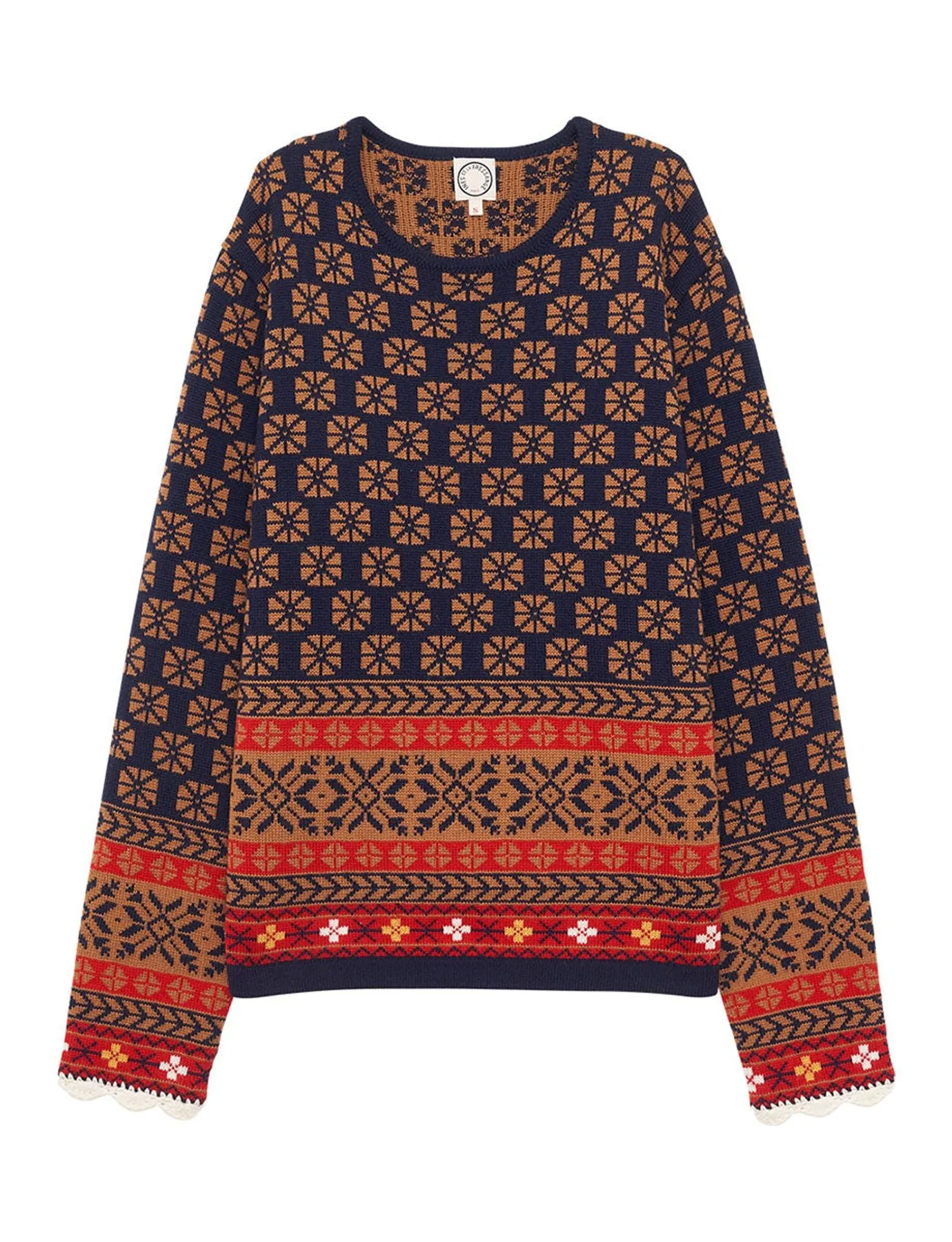 Pull Folklo jacquard