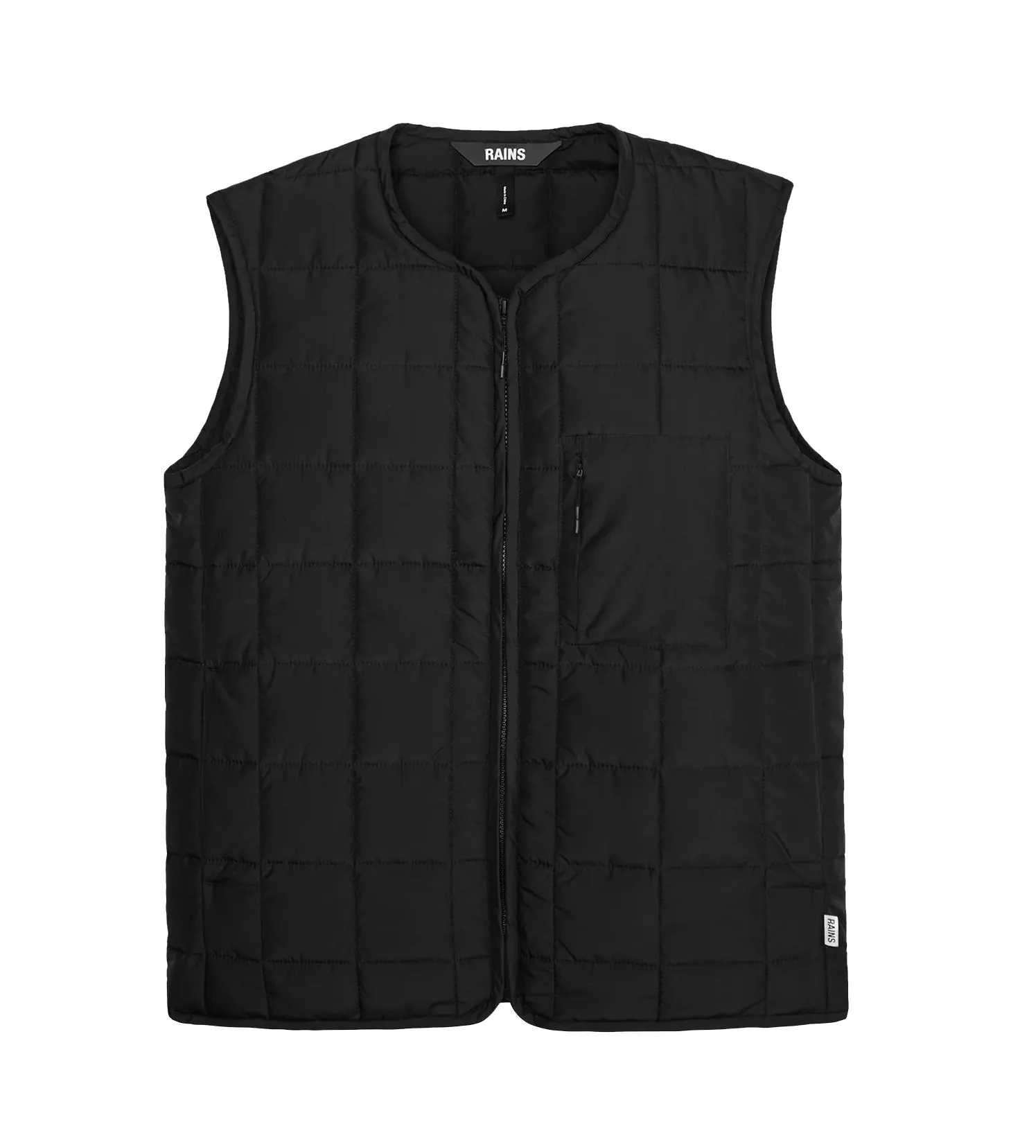RAINS - Liner Vest, Black - INSIDE URBAN WEAR