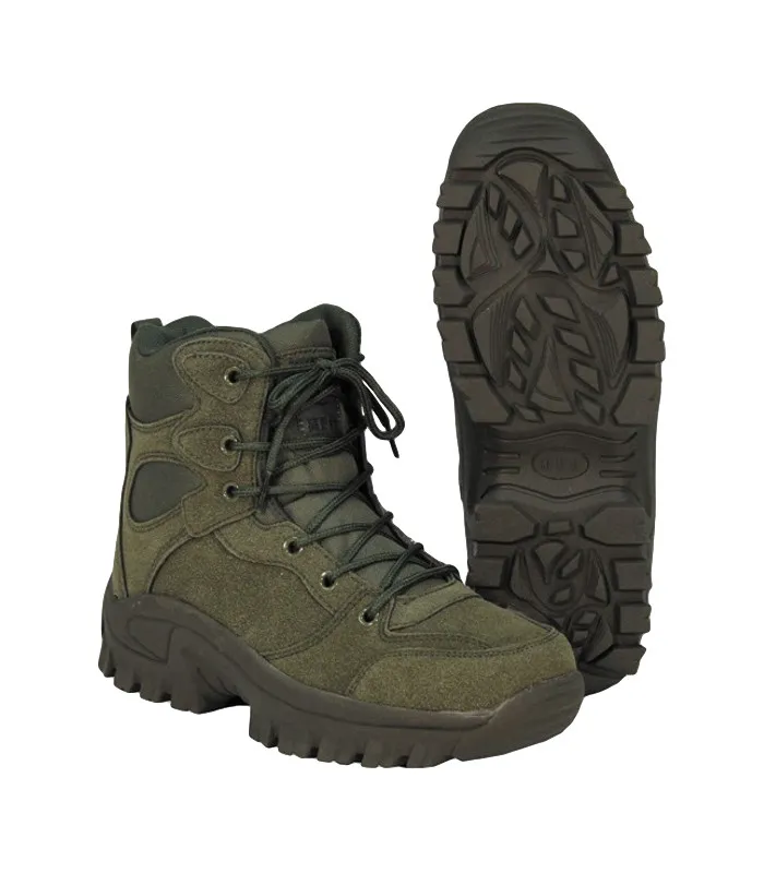 Rangers chaussure Commando kaki homme
