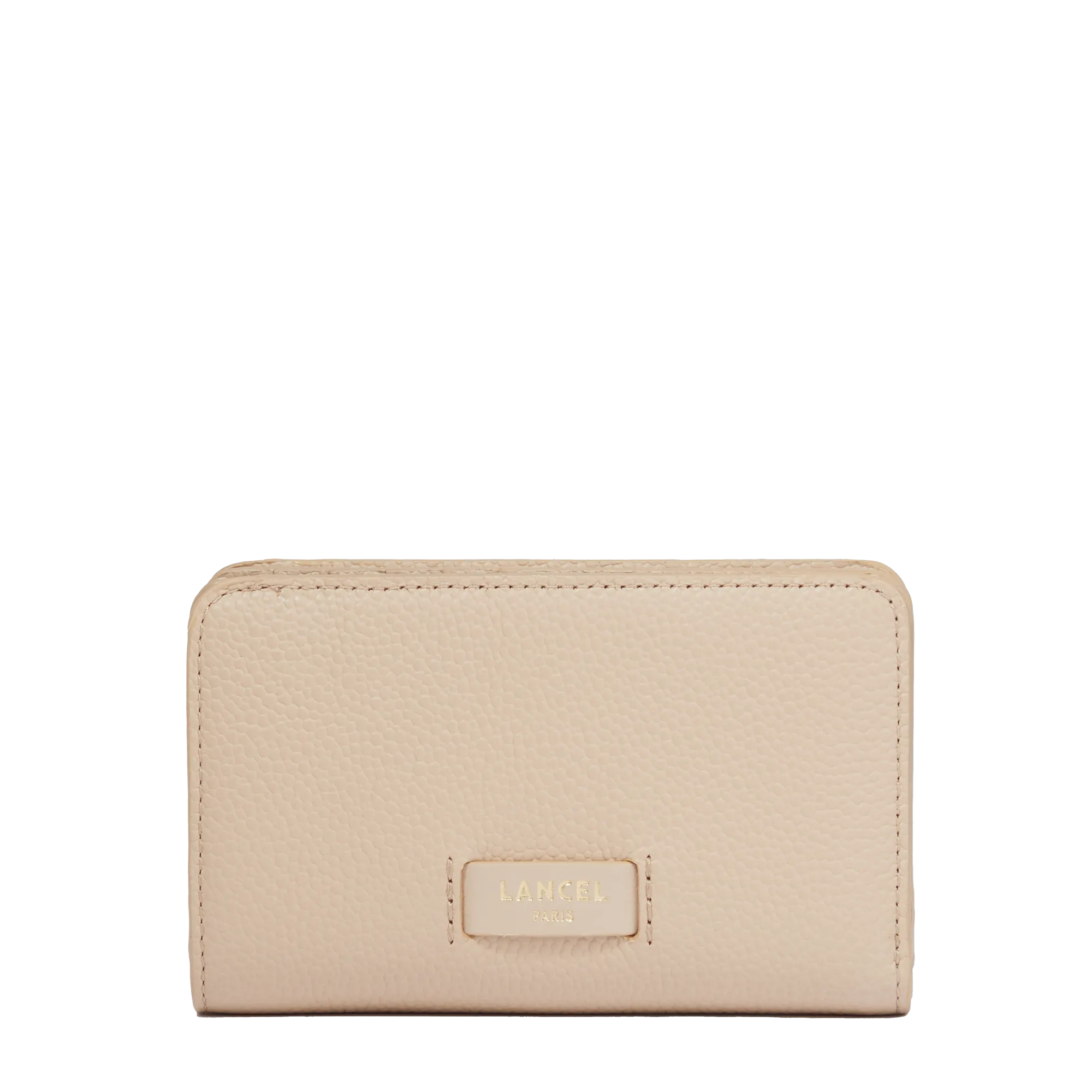 Rectangular zip compact wallet