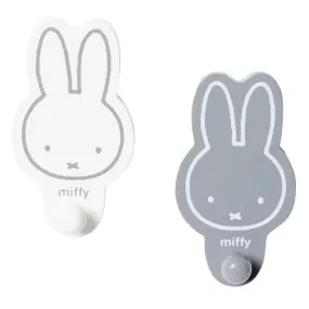 ROBA Patère Bébé - 2 Crochets Murals Lapin "miffy®" - Gris/Blanc blanc - Roba