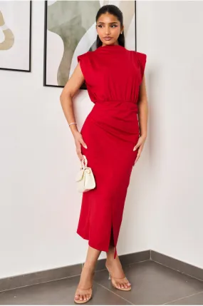 Robe moulante rouge