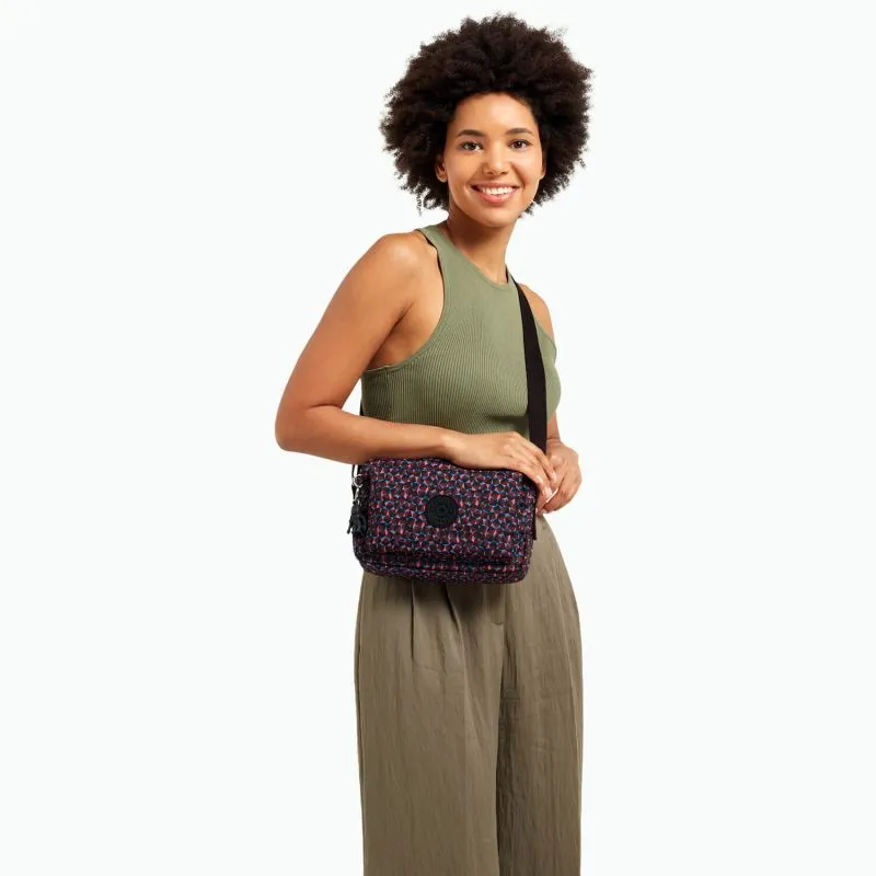 Sac bandoulière Kipling Abanu M 24cm Happy Square - Multicolore