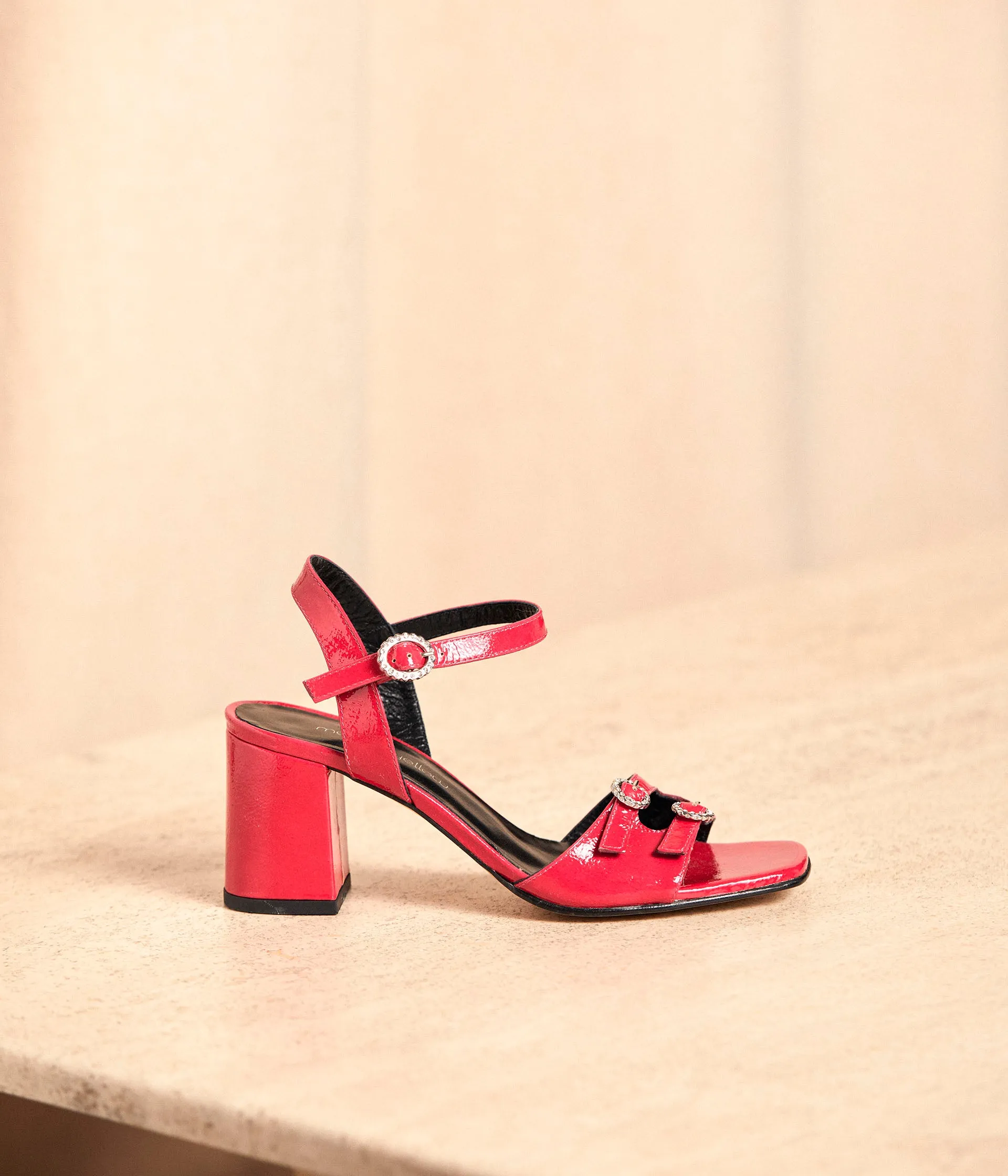 Sandales vernies roses Denisa
