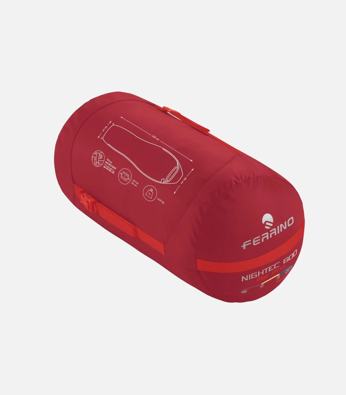 SLEEPINGBAG NIGHTEC LITE PRO 600 - Sac de couchage performant en matériaux recyclés
